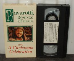 PAVAROTTI DOMINGO &amp; FRIENDS Sing Christmas Celebration VHS Opera TONY RA... - $14.80