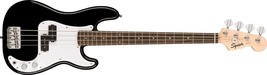 Mini Precision Bass By Squier By Fender In Black And Laurel. - £209.05 GBP