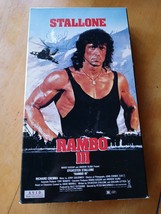 Rambo 3 III VHS VCR Video Tape Used Movie Slyvestor Stallone - £7.88 GBP