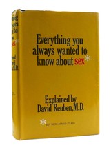 David Reuben Everything You Always Wanted To Know About Sex 1st Edition 18th Pr - £39.35 GBP