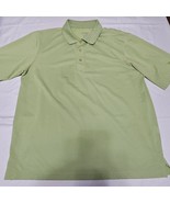 Arnold Palmer Polo Shirt Green Embroidered Umbrella Logo Short Sleeve Me... - $17.98