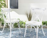 Safavieh PAT4029A-SET2 Outdoor Collection Elia Distressed White Stackabl... - £354.59 GBP