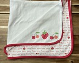 Gymboree Strawberries Cherries Very Sweet Baby Blanket 2015 26”x29” READ - $36.09