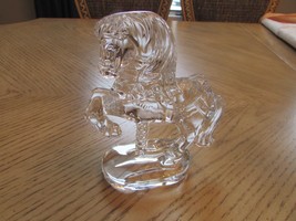 Waterford Society Crystal Carousel Horse Paperweight  Solid Signed 1997 6.5 LotJ - £119.77 GBP