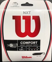 Wilson - WRZ943000 - NXT Comfort 17G Tennis Raquet String - Black - £43.24 GBP