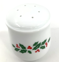 Corelle WINTER HOLLY Salt Shaker ONLY 6 Holes Christmas White Vein Holid... - £23.65 GBP