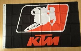 KTM Racing Flag Motorcross Off Road 3X5 Ft Polyester Banner USA 90x150cm - €17,17 EUR