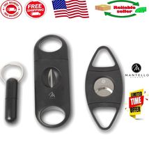 Essential Cigar Accessories: Guillotine, V-Cut, &amp; Punch Keychain Gift Set - $12.22