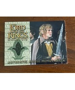 Topps Merry's Travel Coat Costume Card Lord of the Rings Movie Memorabilia - $133.65