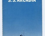 Orient &amp; Pacific Lines S S ARCADIA Fares 1960 West Coast to Asia  - $24.72