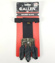 Allen Archery Bow 3 Finger Shooters Glove Medium Camo M Leather Saver Hunting - £8.87 GBP