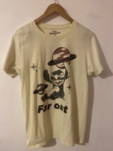 Lilo &amp; Stitch “Far Out” Space Stitch Medium Oversized Graphic T Shirt - $10.39
