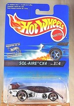 1997 Hot Wheels International SOL-AIRE CX4 3/4 Spy Print 555 Burgundy w/3 Spokes - £7.08 GBP
