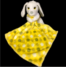 NWT Little Beginnings Yellow Polka Dot Plush Bunny Rabbit Security Blanket Lovey - £17.26 GBP