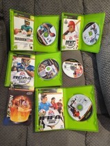 Original Xbox 6 Sports Games Lot Fifa, Nascar, Ncaa Football, Nfl, Tennis, Mlb - £32.43 GBP