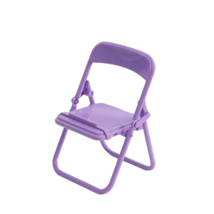 Folding Chair Universal Desktop Phone Holder - New - Purple - $9.99