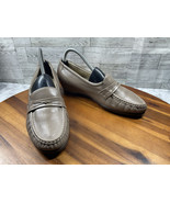 SAS Kitten Heels Women 10M Easier Shoes Brown Leather Slip On Tripad Com... - $506.94 MXN