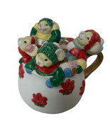 Vintage House of Lloyd 1992  Cup of Good Cheer  Musical Box Christmas Ca... - $15.83