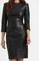 Dress Leather Mini Bodycon Party Womens Wet Women Clubwear Short Sleeve ... - $149.00