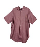 Lauren Ralph Lauren Mens Shirt Size XL Red Plaid Short Sleeve Button Up - £14.11 GBP