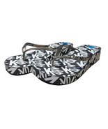 DKNY Jazzi Open Toe Slide On Thong Flats Wedge Rubber Flip Flops Women’s... - $33.85 CAD