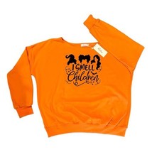 NWT  Orange Off The Shoulder Size XL I SMELL CHILDREN Sweatshirt Roshop - $19.59