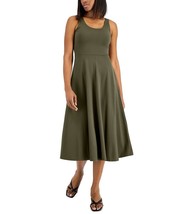 MSRP $90 Alfani Womens Sleeveless Midi Dress Green Size Small - £13.40 GBP