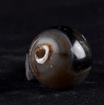 Mystic old black  sulemani  bhaisajyaguru/ shaman bead with  reach patin... - £29.50 GBP