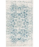 Safavieh Madison Collection MAD603J Teal Ivory Rug 2&#39;3&quot; x 4&#39; Living Room... - $32.66
