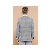 Men 3pc European Vested Suit WESSI by J.VALINTIN Extra Slim Fit JV44 Houndstooth image 5