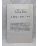 FK8200/9200 Ez Pro Keyboard Operation Manual - €21,69 EUR