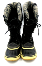 Sorel Women&#39;s Joan Of Arctic NL1540-051 Black Round Toe Snow Boots - Size 8 - £23.61 GBP