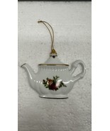 Royal Albert Old Country Roses Teapot Christmas Ornament 1962 - $12.58