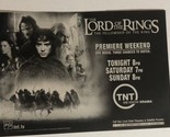 Lord Of The Rings Vintage Tv Guide Print Ad Elijah Wood Ian McKellen TPA5 - $5.93