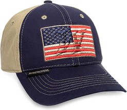 Winchester Navy / Khaki American Flag Cap for Men  - £16.68 GBP