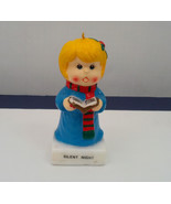Vintage 1983 Christmas candle caroler choir singer silent night candlegram - $19.75