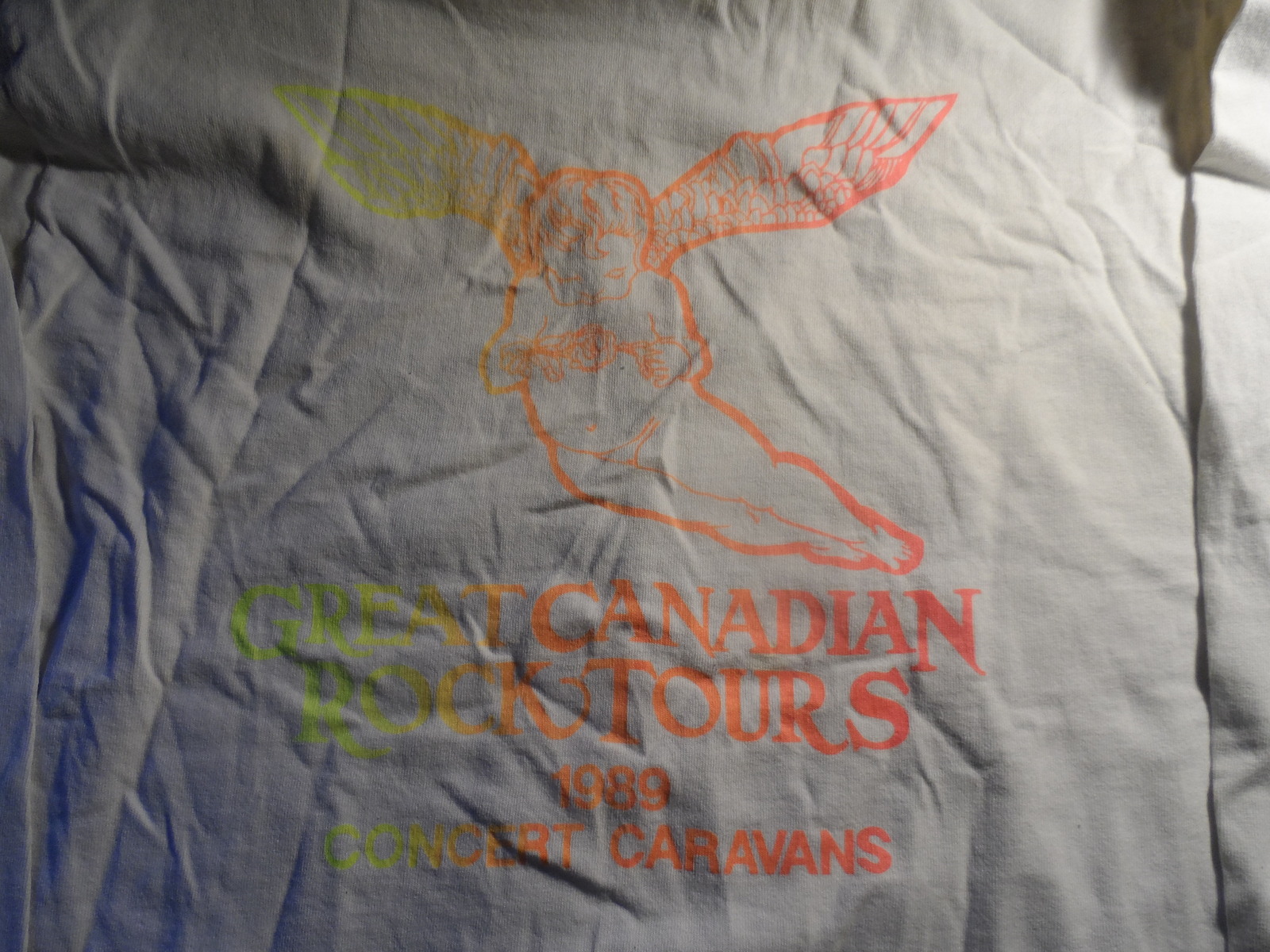 Great Canadian Rock Tours 1989 Steel Wheels Large Long Sleeve Shirt in P... - $29.50