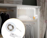 Led Motion Sensor Strip Closet Light Usb Rechargeable Dual Mode Pir Acti... - $24.99