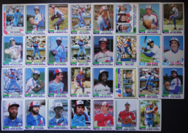 1982 Topps Montreal Expos Team Set of 31 Baseball Cards - $9.00