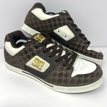 VTG DC Shoe Co Womens Pure SE Chunky Skate Sneaker Sz 8 Brown Suede Mono... - €29,69 EUR
