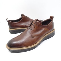 ECCO ST.1 Hybrid Men&#39;s Brown Leather Derby Shoes Size US 10-10.5 EU 44 - £57.54 GBP