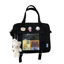 Japanese High School Girls JK Bag Transparent Handbags Book Bag Satchels  Bag It - £62.07 GBP