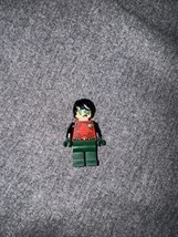 LEGO Super Heroes Minifigure Robin Dark Green Legs No Cape - £7.90 GBP