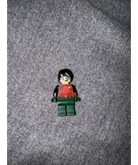 LEGO Super Heroes Minifigure Robin Dark Green Legs No Cape - £7.81 GBP