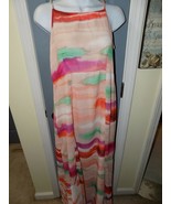 A Pea In The Pod Multi-Colored Maxi Dress Size S Women&#39;s NWOT - $62.40 CAD
