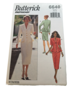 Butterick Sewing Pattern 6640 Misses Top and Skirt Work Career Easy 6 8 ... - £6.29 GBP