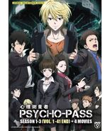 Psycho-Pass Season 1-3 (1-41 End+3 Movie)Eng sub &amp; All region DVD SHIP F... - $39.58