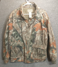 Outfitters Ridge Jacket Mens Large Camo Hunting Fishing Outdoors FUSION 3-D - £13.77 GBP