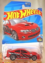 2022 Hot Wheels #182 HW Drag Strip 2/10 &#39;06 PONTIAC GTO Red w/Gray 5 Spoke Wheel - £5.86 GBP