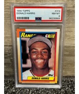 1990 Topps #314 Donald Harris #1 Draft Pick - PSA 8 - $21.28